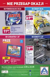 Gazetka promocyjna Aldi - Gazetka - ważna od 03.07 do 03.07.2021 - strona 13 - produkty: Gra, Pościel, Tablet, O nas, Mlekovita, Poszewka, Tera, Wełna, Wkręt, Dzieci, Zmywarki, Masło, Tabletki do zmywarki, Mleko, Fa