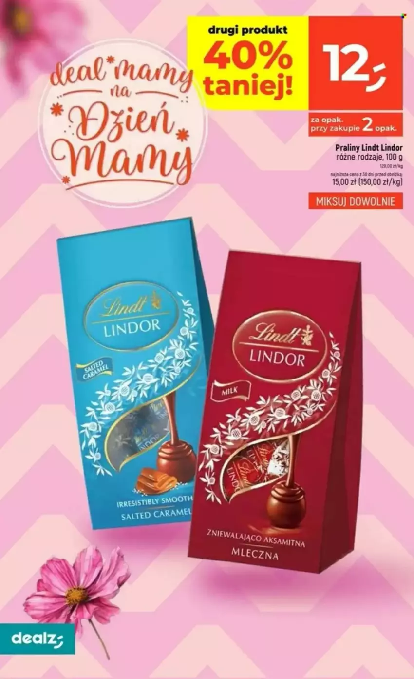 Gazetka promocyjna Dealz - ważna 22.05 do 26.05.2025 - strona 12 - produkty: Lindor, Lindt, Praliny
