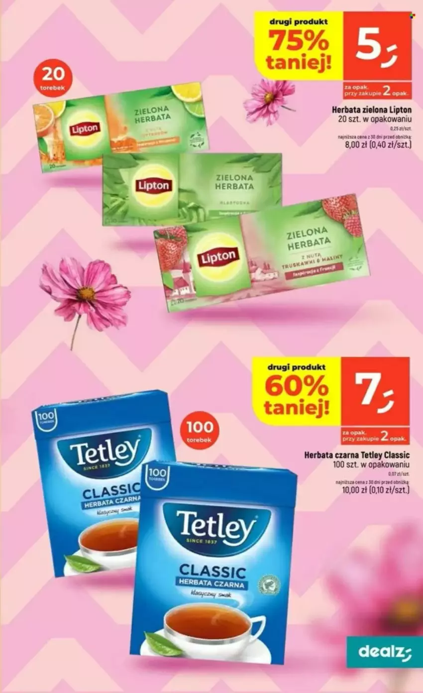 Gazetka promocyjna Dealz - ważna 22.05 do 26.05.2025 - strona 15 - produkty: Herbata, Herbata czarna, Lipton, Tetley