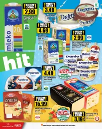 Gazetka promocyjna Topaz - Gazetka - Gazetka - ważna od 17.01 do 17.01.2024 - strona 10 - produkty: Top, Ser, Por, Gin, Mlekovita, Serek homogenizowany, Serek, Edam, Danio, Gouda, Mleko