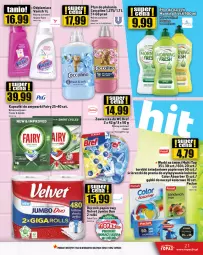 Gazetka promocyjna Topaz - Gazetka - Gazetka - ważna od 17.01 do 17.01.2024 - strona 21 - produkty: Top, Papier, Zawieszka do wc, Worki na śmieci, Velvet, Odplamiacz, Płyn do płukania, Ręcznik, Worki na śmiec, Fairy, Danio, Vanish, Zmywarki, Fa