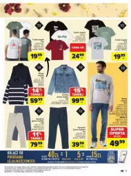 Gazetka promocyjna Carrefour - Gazetka - ważna od 29.03 do 29.03.2025 - strona 3 - produkty: Spodnie jeans, Kurtka, Klej, T-shirt, Spodnie, Bluza