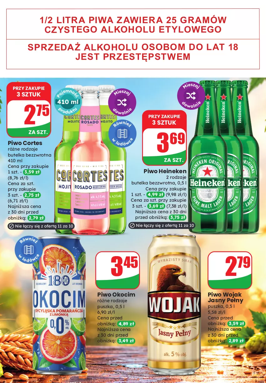 Gazetka promocyjna Dino - Weekendowe okazje - ważna 23.10 do 24.10.2026 - strona 5 - produkty: Gra, Heineken, Koc, Okocim, Piwa, Piwo