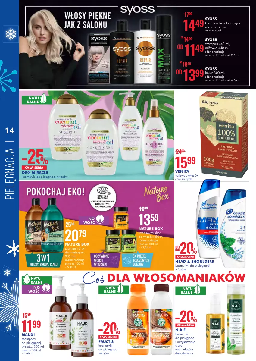 Gazetka promocyjna Super Pharm - Gazetka - ważna 26.01 do 09.02.2022 - strona 14 - produkty: Nature Box, Syoss