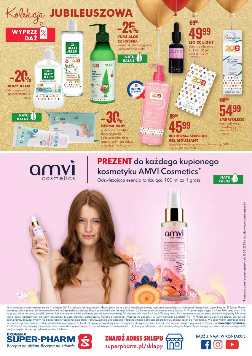 Gazetka promocyjna Super Pharm - Gazetka - ważna 26.01 do 09.02.2022 - strona 24 - produkty: Bioderma, Dzieci, Embryolisse