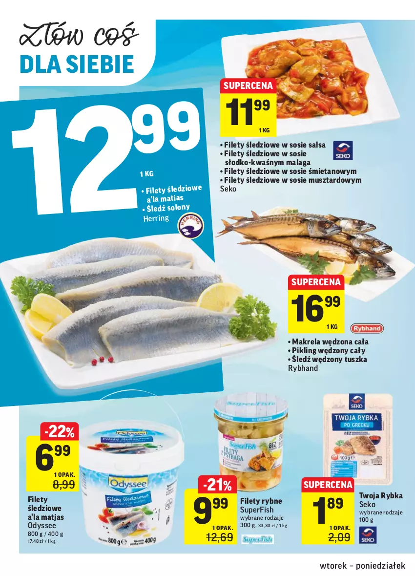 Gazetka promocyjna Intermarche - Okazje tygodnia - ważna 09.02 do 15.02.2021 - strona 24 - produkty: Matjas, Mus, Salsa, SEKO, Sos, Tusz