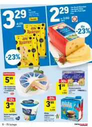 Gazetka promocyjna Intermarche - Okazje tygodnia - Gazetka - ważna od 15.02 do 15.02.2021 - strona 23 - produkty: Top, Ser, Serek, Serek twarogowy, Edam, NaTurek, Mleko