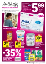 Gazetka promocyjna Intermarche - Okazje tygodnia - Gazetka - ważna od 15.02 do 15.02.2021 - strona 32 - produkty: Ser, Papier, Twaróg, Papier toaletowy, NAN Optipro, Mola, Dzieci, Lorenz, Nestlé, Mleko