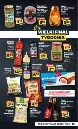 Gazetka promocyjna Netto - Gazetka spożywcza - Gazetka - ważna od 15.05 do 15.05.2021 - strona 19 - produkty: Piwa, Piwo, Pistacje, Ketchup, Sos, Ser, Mus, Gra, Napój energetyczny, Oliwki, Chipsy, Miód, Papryczki nadziewane, Przysnacki, Rolada, Oshee, Grill, Karmi, Napój, Ole!, Musztarda