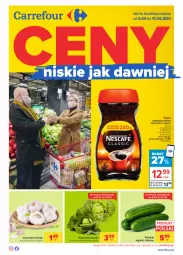 Gazetka promocyjna Carrefour - Gazetka Carrefour - Gazetka - ważna od 17.04 do 17.04.2021 - strona 1 - produkty: Nescafé, Kawa rozpuszczalna, Czosnek, Kawa