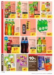 Gazetka promocyjna Carrefour - Gazetka Carrefour - Gazetka - ważna od 17.04 do 17.04.2021 - strona 16 - produkty: Sok pomarańczowy, Sok, Mus, Napój energetyczny, Whiskas, Friskies, Kosz, Coca-Cola, Napoje, Lack, Pepsi, Fortuna, Napój gazowany, Tymbark, Syrop, Szyna, Fanta, Woda mineralna, Kubuś, Woda, Napój, Fa