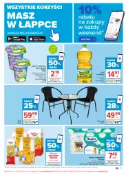 Gazetka promocyjna Carrefour - Gazetka Carrefour - Gazetka - ważna od 17.04 do 17.04.2021 - strona 7 - produkty: Makaron, Jogurt naturalny, Kujawski, Gin, Papier, Jogurt, Stół, Kosz, Papier toaletowy, Krzesło, Olej