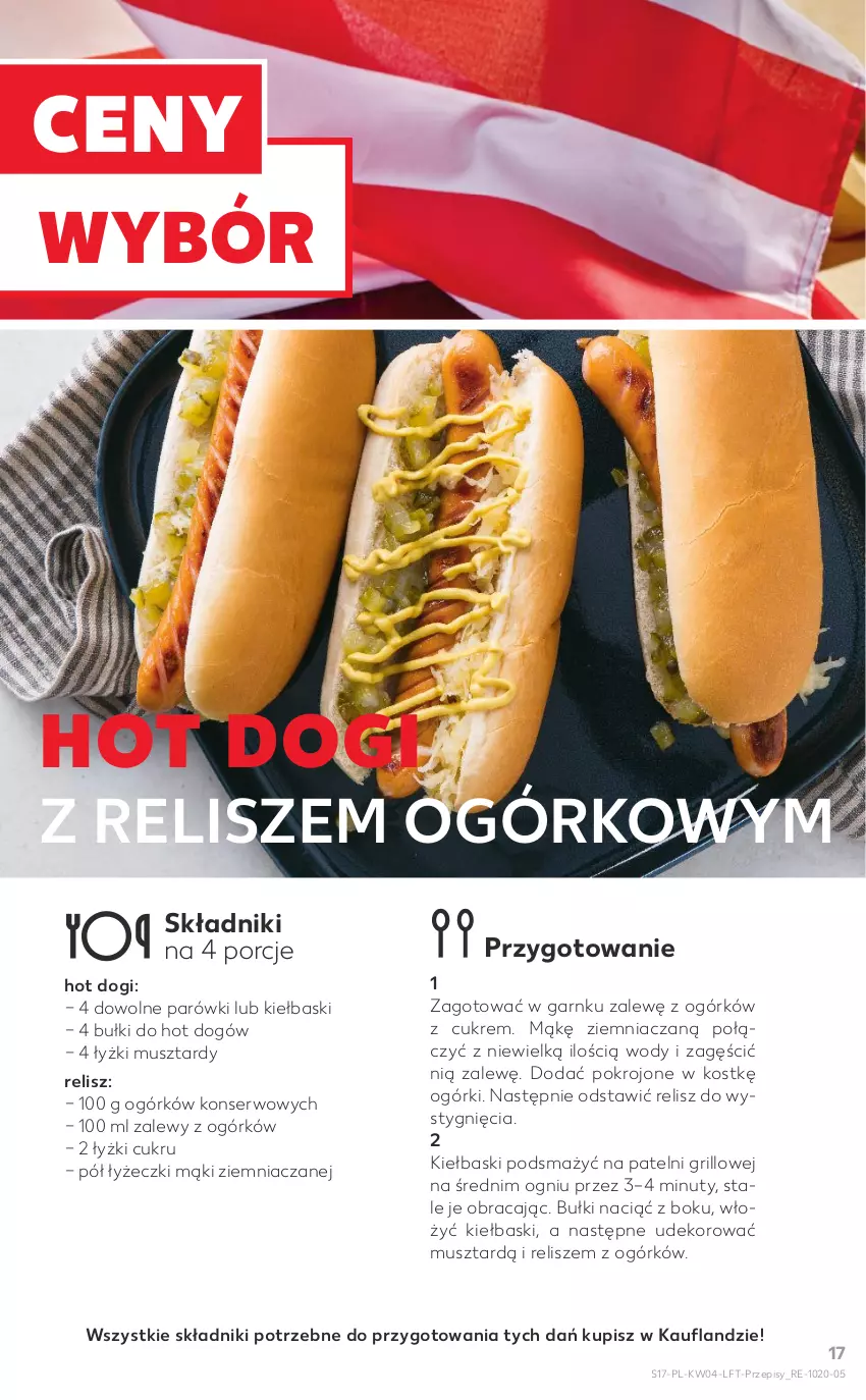 Gazetka promocyjna Kaufland - OFERTA TYGODNIA - ważna 27.01 do 02.02.2022 - strona 17 - produkty: Bułki do hot dogów, Grill, Hot dog, Mus, Nuty, Parówki, Por, Ser