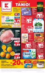 Gazetka promocyjna Kaufland - OFERTA TYGODNIA - Gazetka - ważna od 02.02 do 02.02.2022 - strona 1 - produkty: Piec, Feliciana, Ser, Gra, Papier, Szynka wieprzowa, Rama, Kawa mielona, Kawa, Pomarańcze, Jacobs Krönung, Papier toaletowy, Dega, Dr. Oetker, LANA, Szynka, Pizza, Mąka, Czekolada, Basia, Jacobs, Woda, Waga, Graal, Masło, Milka