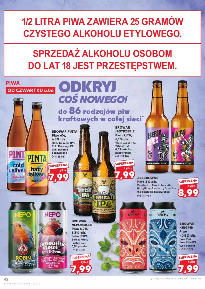Gazetka promocyjna Kaufland - Gazetka tygodnia - ważna 05.06 do 11.06.2025 - strona 42 - produkty: Gra, Piwa, Piwo