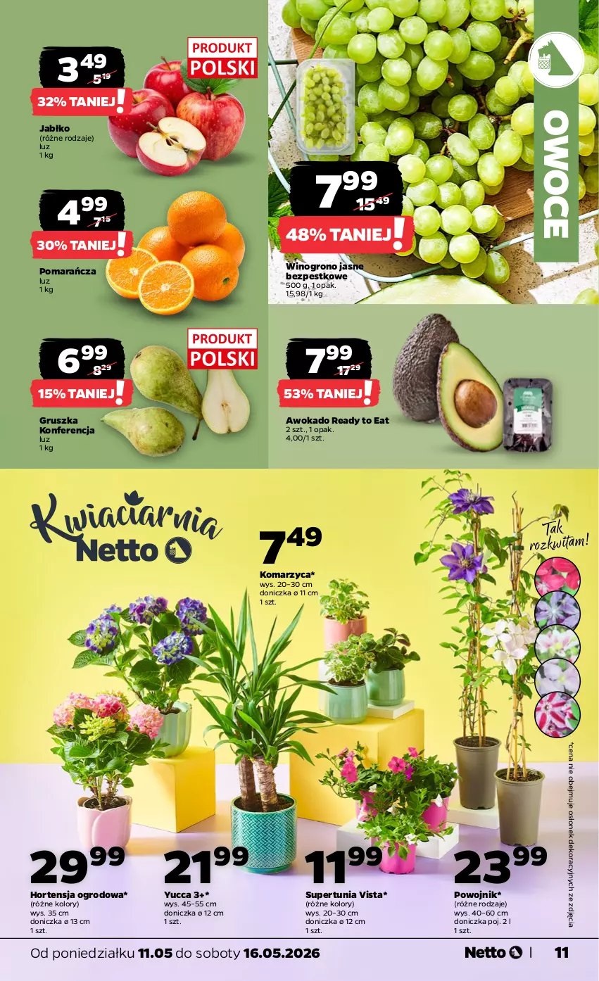Gazetka promocyjna Netto - Od Poniedziałku - ważna 11.05 do 16.05.2026 - strona 11 - produkty: Owoce, Wino