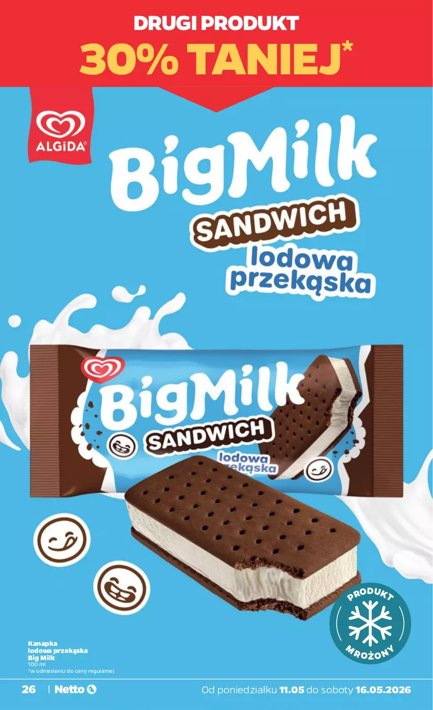 Gazetka promocyjna Netto - Od Poniedziałku - ważna 11.05 do 16.05.2026 - strona 26 - produkty: Big Milk
