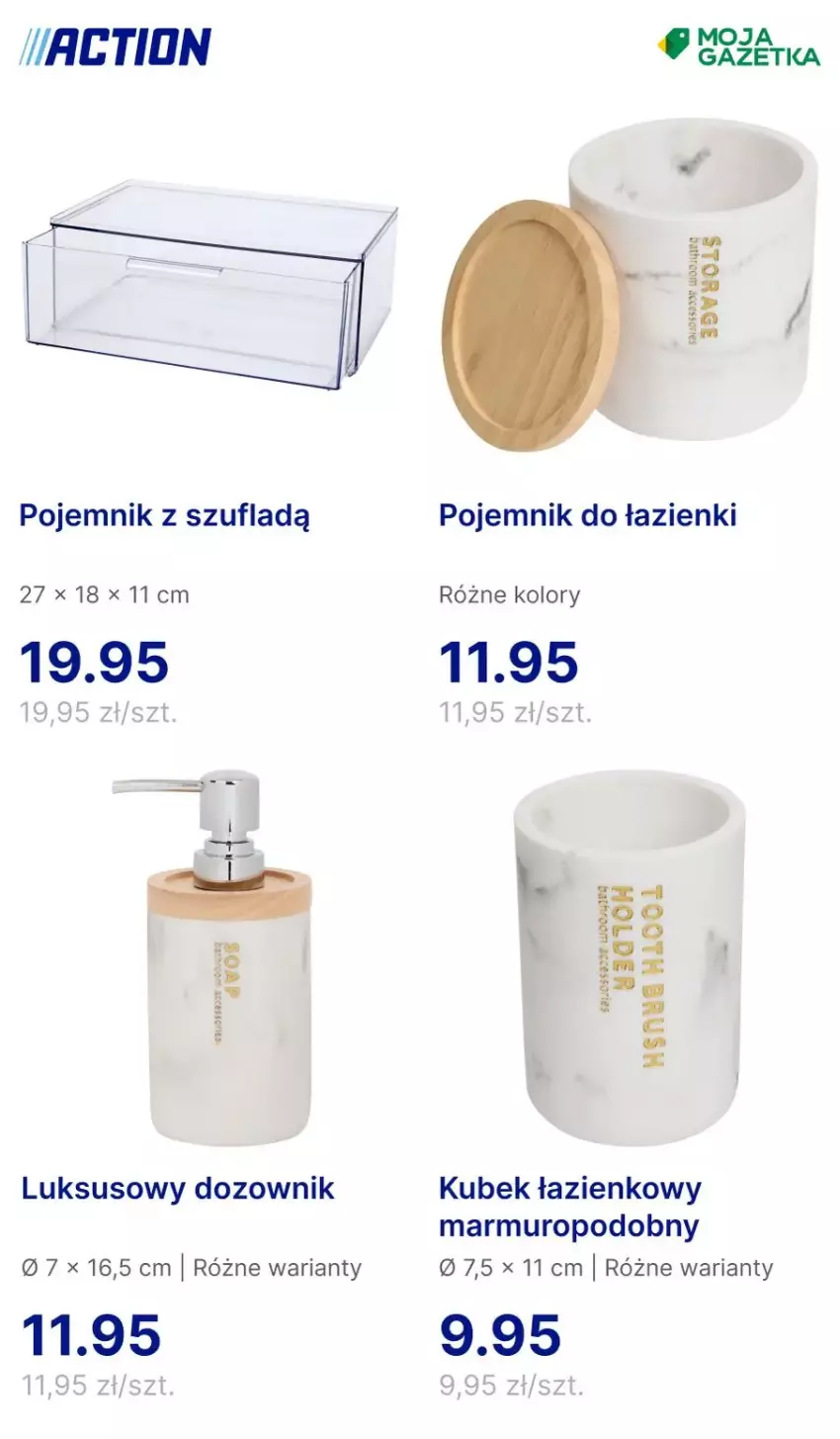 Gazetka promocyjna Action - ważna 15.04 do 21.04.2025 - strona 10 - produkty: Dozownik, Kubek, Pojemnik