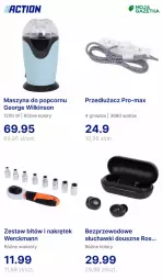 Gazetka promocyjna Action - Gazetka - ważna od 21.04 do 21.04.2025 - strona 14 - produkty: Słuchawki, Popcorn, Szyna