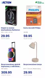 Gazetka promocyjna Action - Gazetka - ważna od 21.04 do 21.04.2025 - strona 7 - produkty: Philips, Głośnik, Mikrofon, Stojak, Lampa, Fa