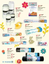 Gazetka promocyjna E Leclerc - Gazetka - ważna od 16.04 do 16.04.2022 - strona 30 - produkty: Piec, Papier, Worki na śmieci, Rękaw do pieczenia, Worki na śmiec, Znicz, Papier do pieczenia, Olej, Folia aluminiowa, Wkład olejowy