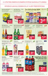 Gazetka promocyjna Stokrotka - Market - Gazetka - ważna od 09.08 do 09.08.2023 - strona 14 - produkty: Piwa, Piwo, Warzywa, Sok, Gra, 7up, Napój energetyczny, Chipsy, Mirinda, Tyskie, Warka, Tatra, Perła, Pepsi, Tiger, Radler, Tymbark, Oshee, Owoce, Artur, Napój, Krakersy, Captain Jack, Mięta, Mięso, Hortex