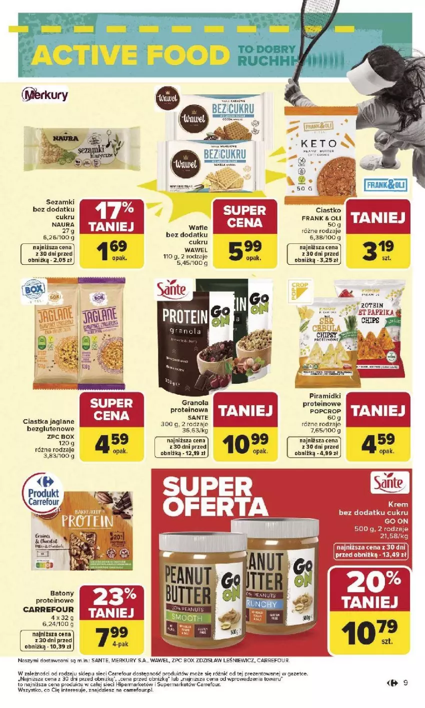 Gazetka promocyjna Carrefour - Gazetka Carrefour, Market od poniedziałku! - ważna 05.01 do 10.01.2026 - strona 11 - produkty: Ciastka, Sante, Sezam, Wafle, Wawel