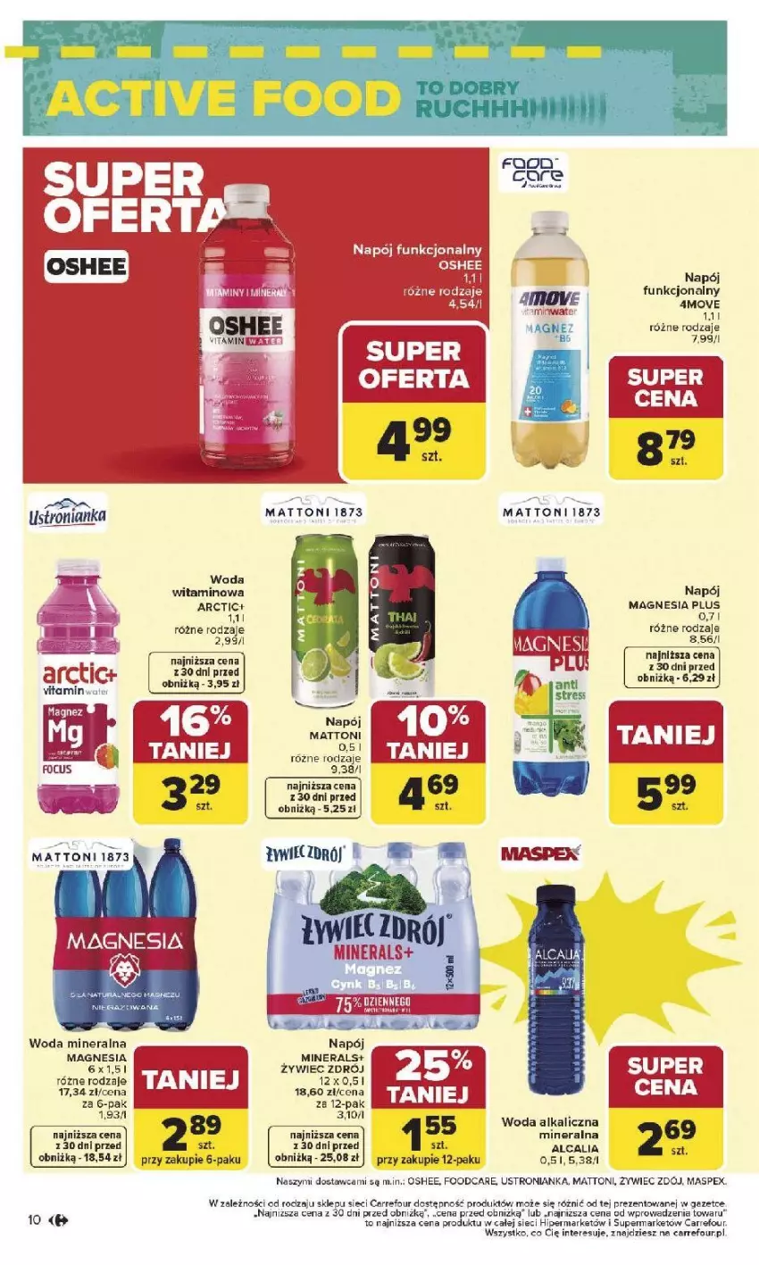 Gazetka promocyjna Carrefour - Gazetka Carrefour, Market od poniedziałku! - ważna 05.01 do 10.01.2026 - strona 12 - produkty: Fa, Napój, Oshee, Plecak, Woda, Woda mineralna