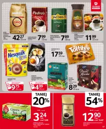 Gazetka promocyjna Selgros - Oferta spożywcza - Gazetka - ważna od 18.08 do 18.08.2021 - strona 17 - produkty: Kawa rozpuszczalna, Kawa ziarnista, Nesquik, Dallmayr, Kawa mielona, Kawa, Dilmah, Jacobs Krönung, Velvet, Mleczko, Ptasie mleczko, Jacobs Velvet, Toffifee, Teekanne, Lavazza, Jacobs, Herbata