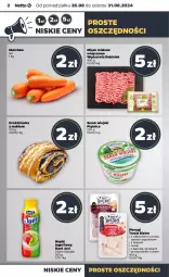 Gazetka promocyjna Netto - Netto Gazetka Food 35/24A - Gazetka - ważna od 31.08 do 31.08.2024 - strona 2 - produkty: Serek wiejski, Pierogi, Mięso mielone, Ser, Piątnica, Jogurt, Napój jogurtowy, Serek, Kapustą, Napój, Mięso, Szpinak