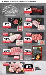 Gazetka promocyjna Netto - Netto Gazetka Food 35/24A - Gazetka - ważna od 31.08 do 31.08.2024 - strona 8 - produkty: Kurczak, Tatar wołowy, Golonka z indyka, Mięso na gulasz, Mięso, Podudzie z kurczaka