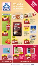 Gazetka promocyjna Aldi - Pełny katalog - Gazetka - ważna od 24.04 do 24.04.2022 - strona 1 - produkty: Tortelloni, Kurczak, Mięso mielone, Sos, Por, Gra, Filet z piersi kurczaka, Gnocchi, Mięsne specjały, Mascarpone, Tera, Sport, Czekolada, Ritter Sport, Pomidory, Mięso, Jabłka, Fa