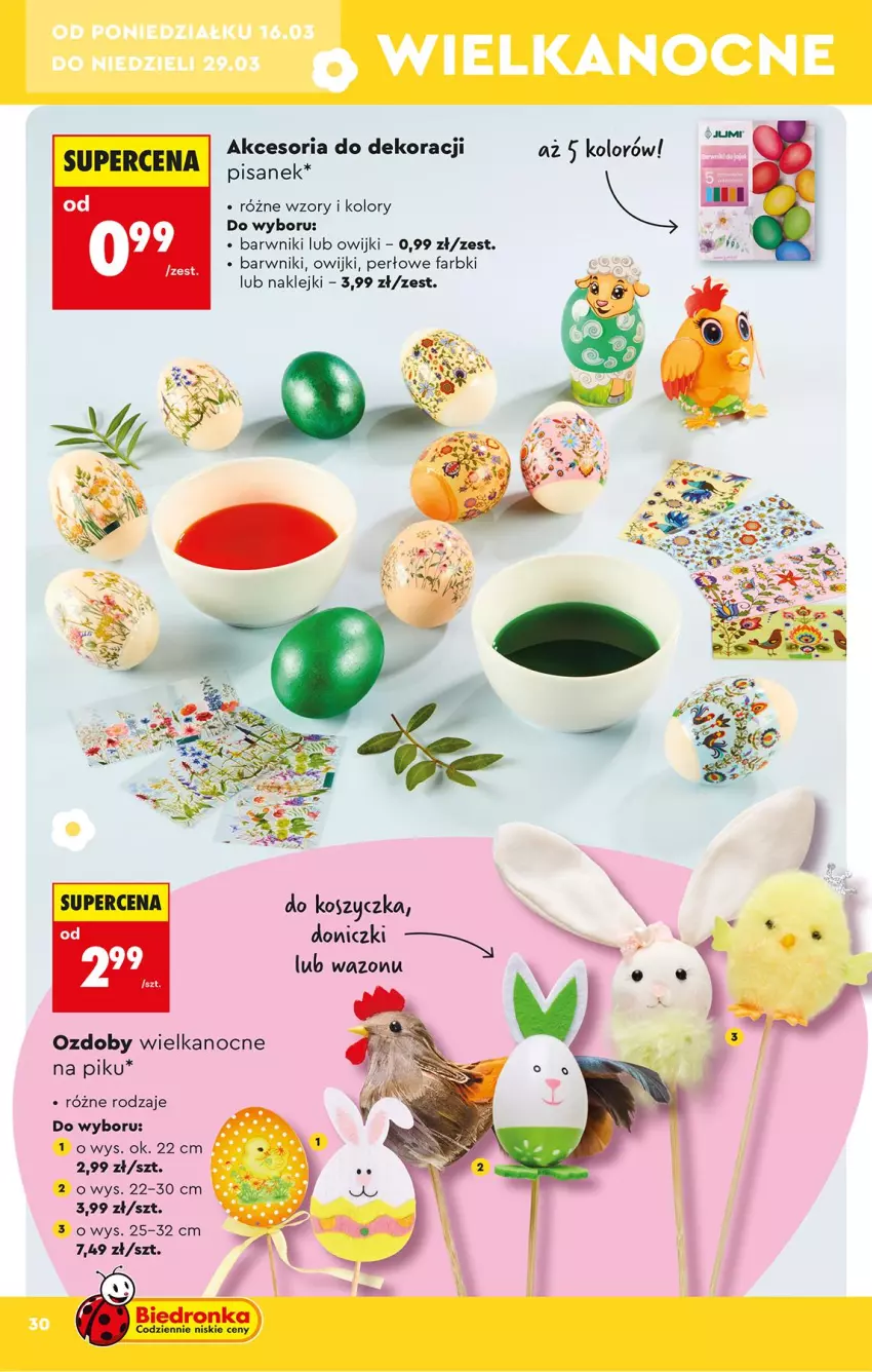 Gazetka promocyjna Biedronka - Okazje Tygodnia - ważna 14.03 do 28.03.2026 - strona 30 - produkty: Fa, Klej, Kosz, Owijki, Wazon