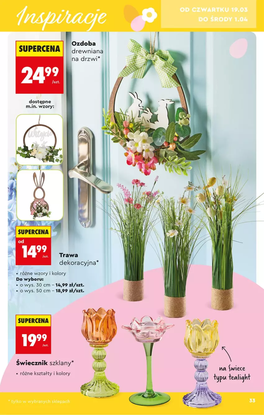 Gazetka promocyjna Biedronka - Okazje Tygodnia - ważna 14.03 do 28.03.2026 - strona 33 - produkty: Drzwi, Ozdoba