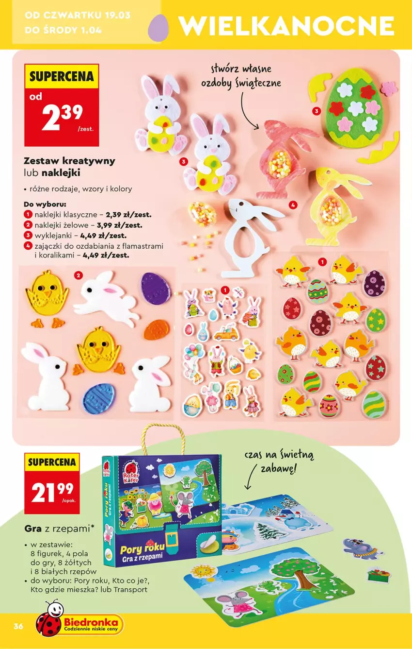 Gazetka promocyjna Biedronka - Okazje Tygodnia - ważna 14.03 do 28.03.2026 - strona 36 - produkty: Gra, Gry, Klej, Por, Sport, Tran