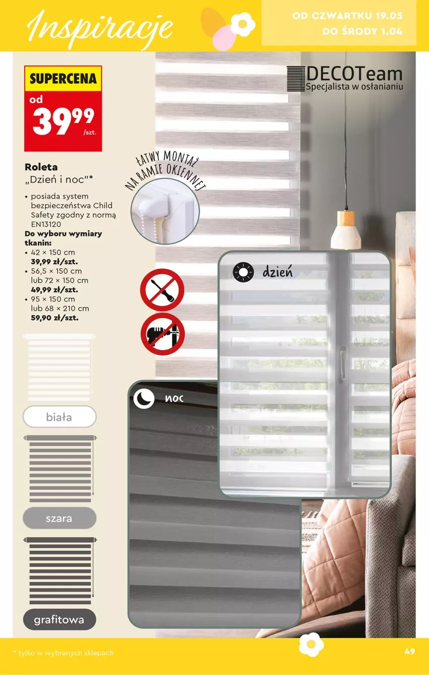 Gazetka promocyjna Biedronka - Okazje Tygodnia - ważna 14.03 do 28.03.2026 - strona 49 - produkty: Gra, Keen, Piec, Roleta