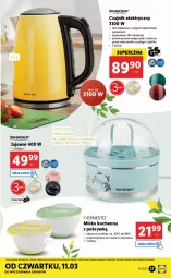 Gazetka promocyjna Lidl - GAZETKA - Gazetka - ważna od 13.03 do 13.03.2021 - strona 27 - produkty: Silvercrest, Por, Czajnik elektryczny, Czajnik, Miska
