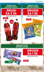Gazetka promocyjna Żabka - gazetka-promocyjna-33-34-2026 - Gazetka - ważna od 25.08 do 25.08.2026 - strona 3 - produkty: Ciastka, Cheetos, Coca-Cola, Chrupki, Fanta, Sprite, Napój, Milka, Fa