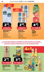 Gazetka promocyjna Netto - Artykuły spożywcze - Gazetka - ważna od 05.08 do 05.08.2023 - strona 20 - produkty: Piwa, Piwo, Gin, Gra, Ice tea, Tatra, Tymbark, Oshee, Woda niegazowana, Woda, Napój, Captain Jack, Nektar, Grejpfrut