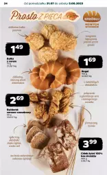 Gazetka promocyjna Netto - Artykuły spożywcze - Gazetka - ważna od 05.08 do 05.08.2023 - strona 24 - produkty: Ser, Rogal, Chleb, Bułka