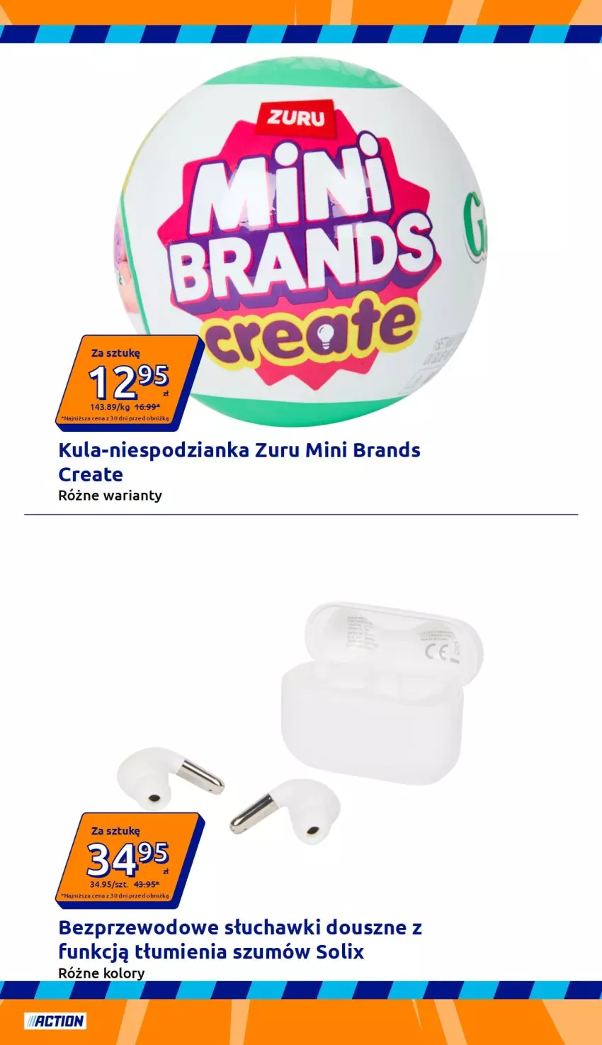 Gazetka promocyjna Action - Gazetka tydzień 37 2026 - ważna 09.09 do 15.09.2026 - strona 33 - produkty: Słuchawki