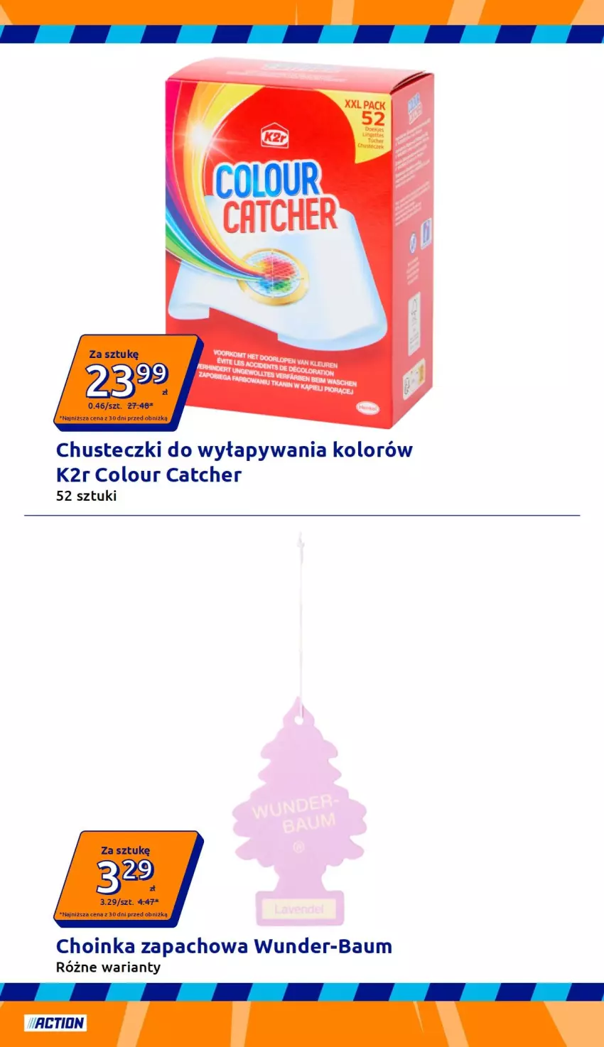 Gazetka promocyjna Action - Gazetka tydzień 37 2026 - ważna 09.09 do 15.09.2026 - strona 7 - produkty: Choinka, Chusteczki, Fa, Inka, K2