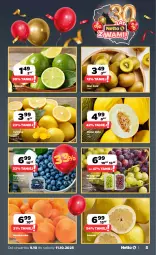 Gazetka promocyjna Netto - Od Czwartku - Gazetka - ważna od 11.10 do 11.10.2025 - strona 5 - produkty: Borówka, Kiwi, Siatka, Pomelo, Limonka, Wino, Melon