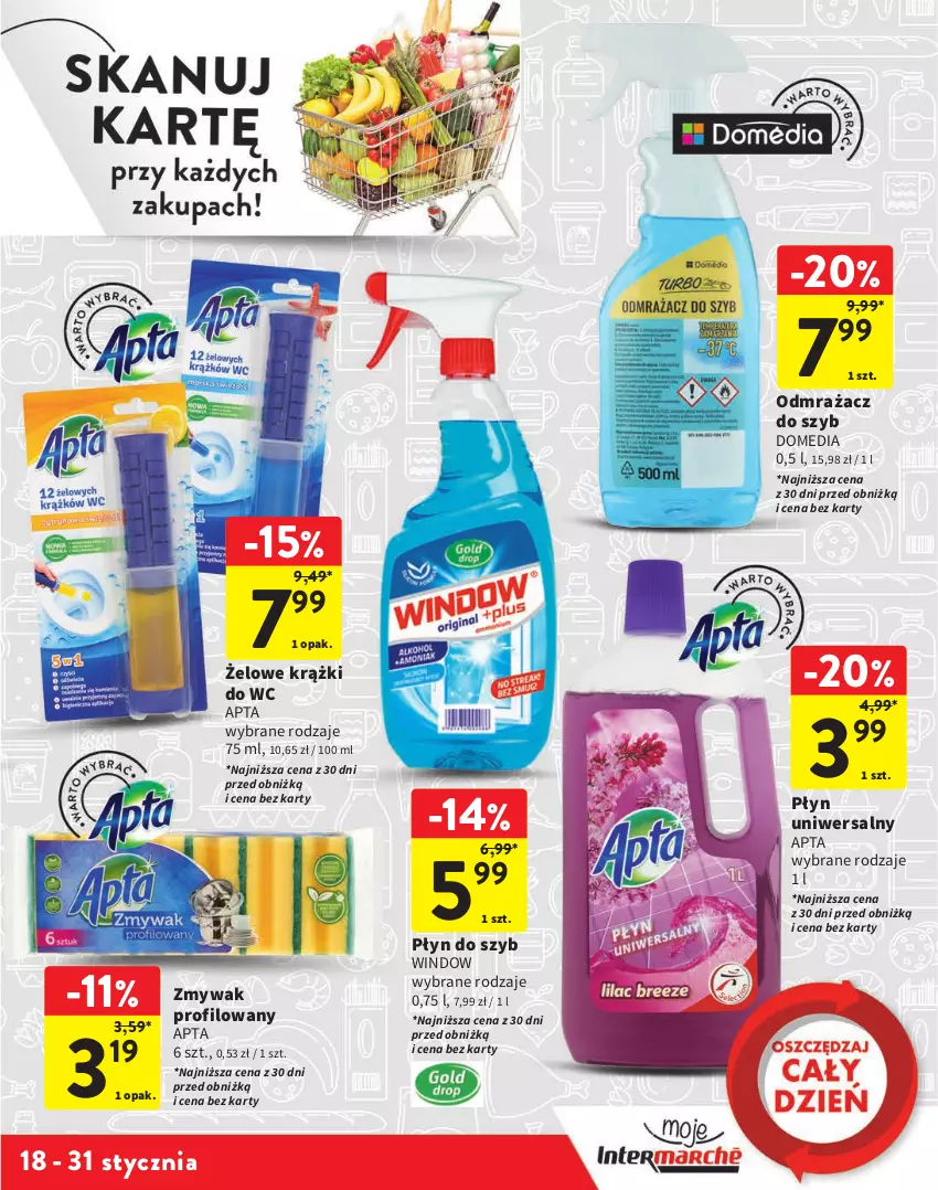 Gazetka promocyjna Intermarche - Gazetka Intermarche - ważna 18.01 do 31.01.2024 - strona 21 - produkty: Odmrażacz do szyb, Płyn do szyb