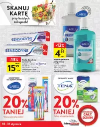Gazetka promocyjna Intermarche - Gazetka Intermarche - Gazetka - ważna od 31.01 do 31.01.2024 - strona 17 - produkty: Płyn do płukania jamy ustnej, Bell, Pasta do zębów, Płyn do płukania, Sensodyne
