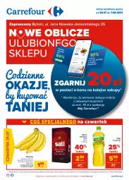 Gazetka promocyjna Carrefour - Gazetka Carrefour - Gazetka - ważna od 07.08 do 07.08.2021 - strona 1 - produkty: Banany, Kujawski, Sati, Kawa mielona, Kawa, Olej, NOWAK