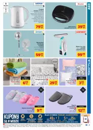 Gazetka promocyjna Carrefour - Gazetka Carrefour - Gazetka - ważna od 07.08 do 07.08.2021 - strona 27 - produkty: BIC, Kapcie, Rama, Pościel, Czajnik, Biurko, Gofrownica, Poszewka, Piast, Grzałka, Ręcznik, Zelmer, Komplet pościeli