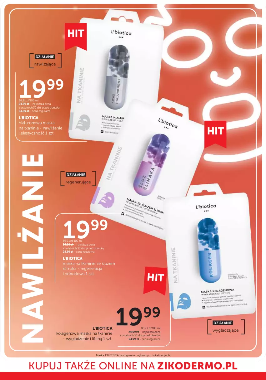 Gazetka promocyjna Ziko - Gazetka Ziko Dermo - ważna 30.10 do 12.11.2025 - strona 10 - produkty: Kolagen, L'Biotica, Maska
