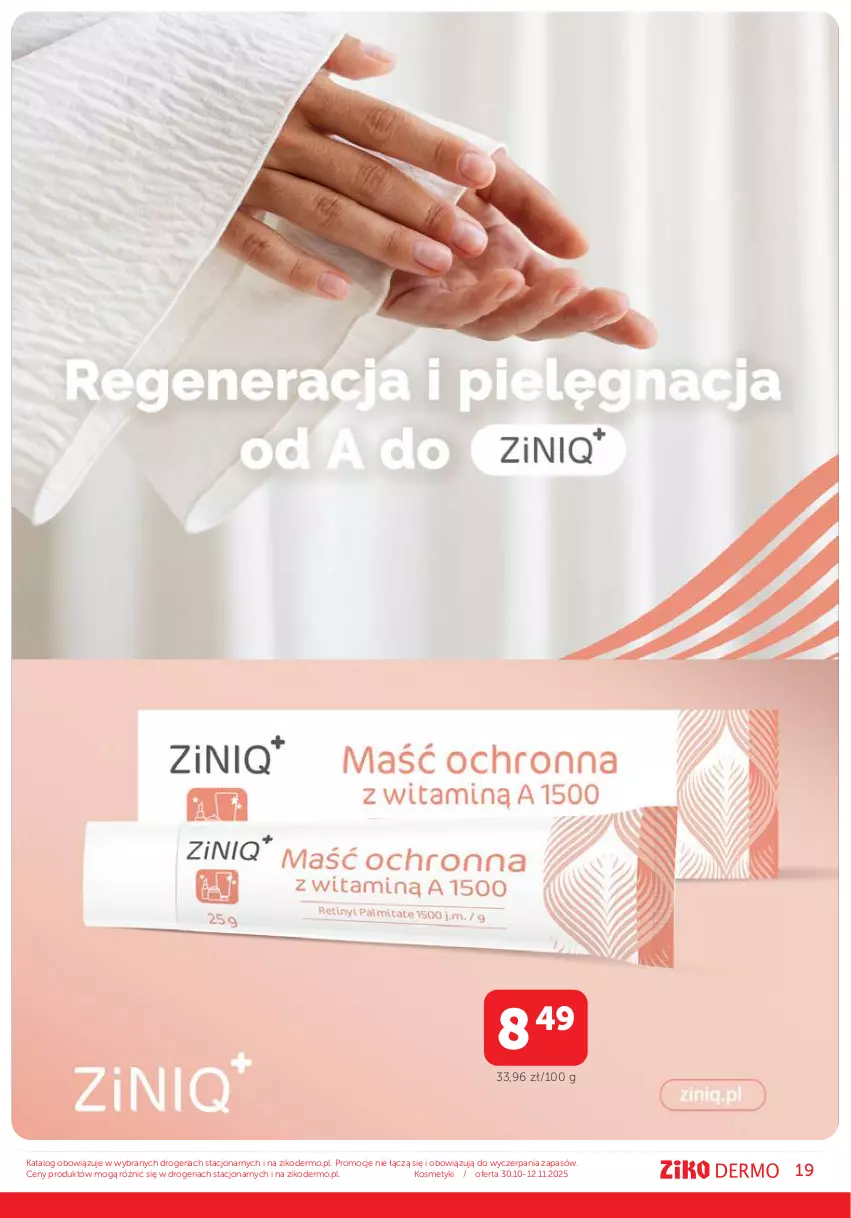Gazetka promocyjna Ziko - Gazetka Ziko Dermo - ważna 30.10 do 12.11.2025 - strona 19