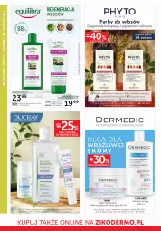 Gazetka promocyjna Ziko - Gazetka Ziko Dermo - Gazetka - ważna od 12.11 do 12.11.2025 - strona 24 - produkty: Capilarte, Dermedic, Phyto, Ducray, Szampon, Odżywka, Masło, LG